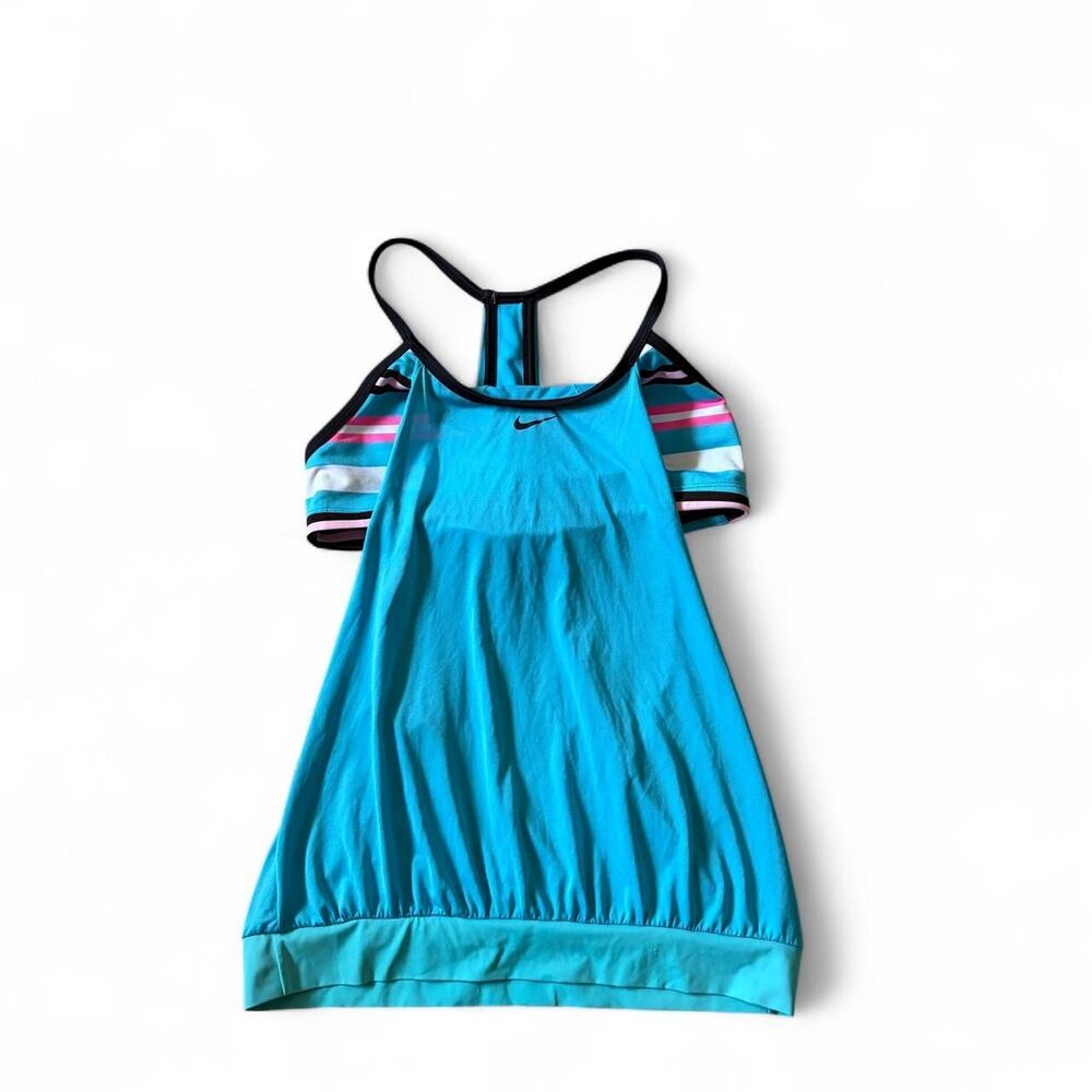 Nike Women's Blue and Pink Vest